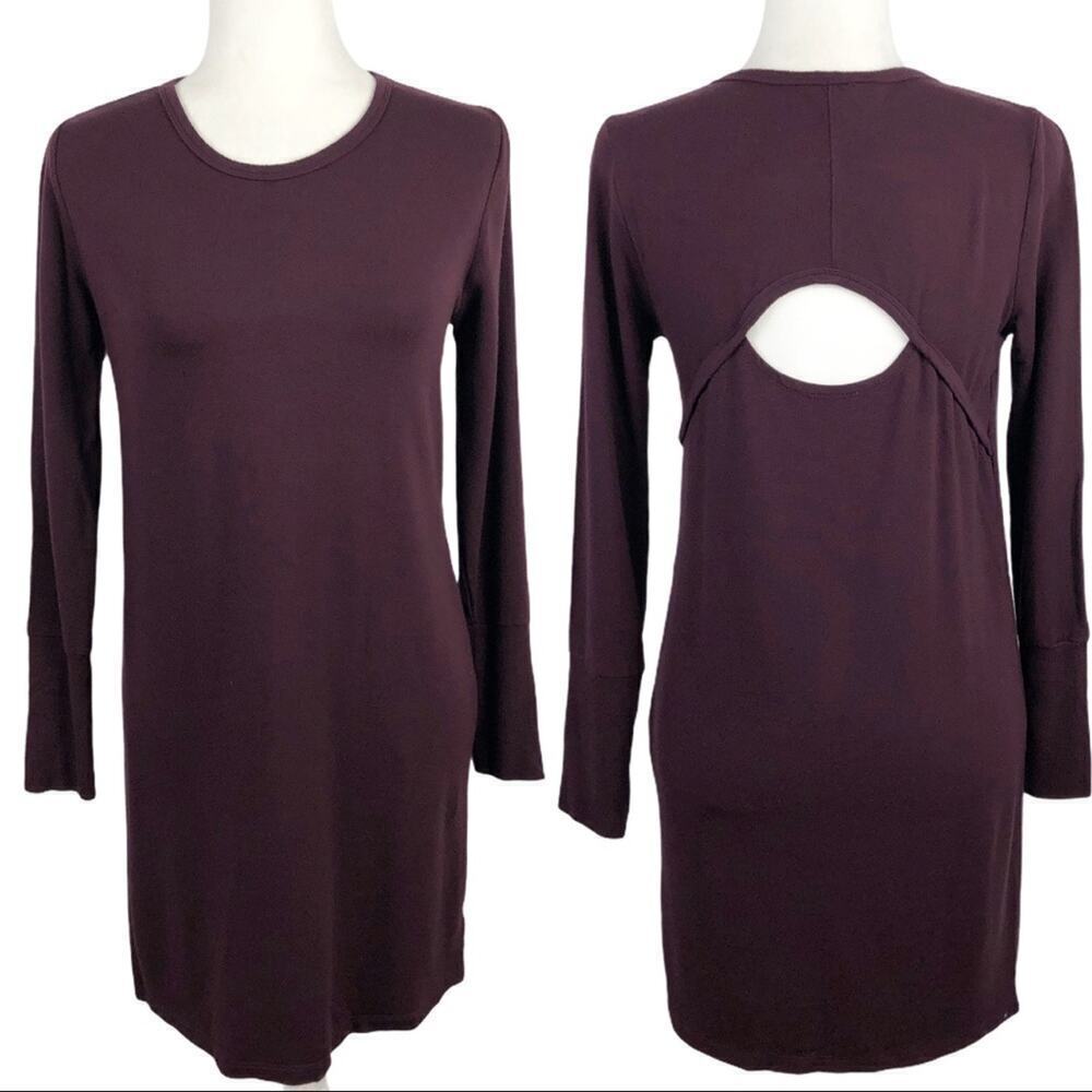 ATHLETA Crossover Sweatshirt Slouchy Boxy Long Sleeve Winter Dress XXS